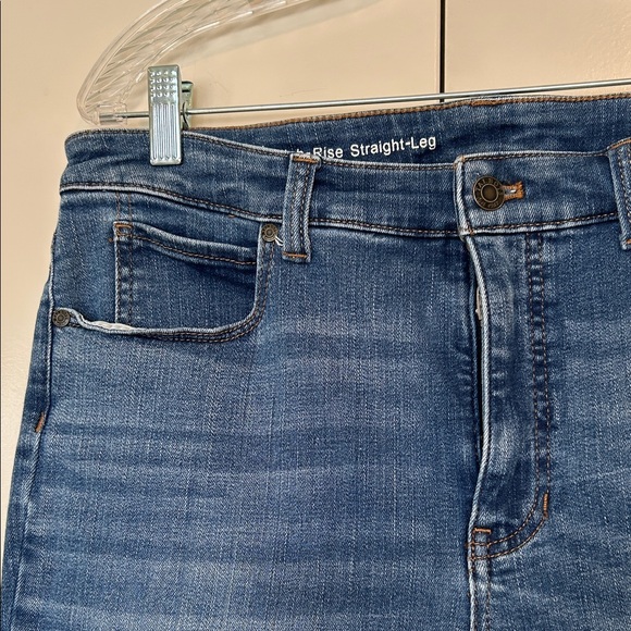 Talbots flawless 12P high rise Straight Leg Jeans - Picture 7 of 8